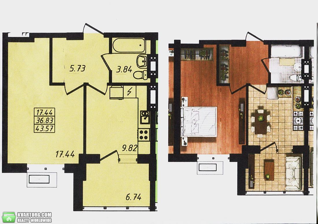 Sell 1-room apartment. Одесса,  Строителей — photo 3