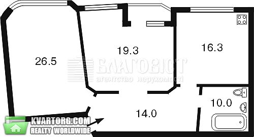Rent out 2-room apartment. Киев,  Луначарского — photo 9