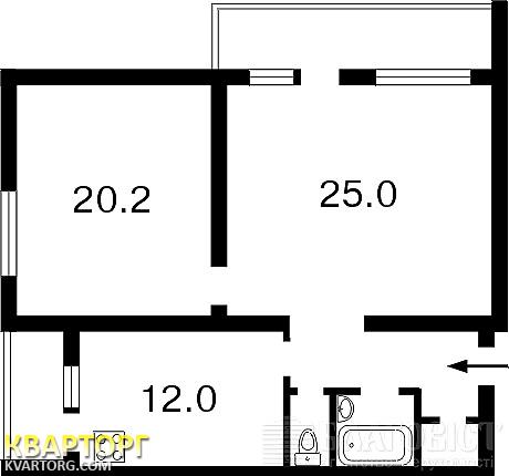 Sell 2-room apartment. Киев,  Героев Сталинграда пр — photo 2