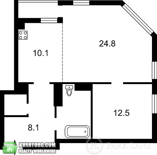 Sell 2-room apartment. Киев, Дегтяревская — photo 3