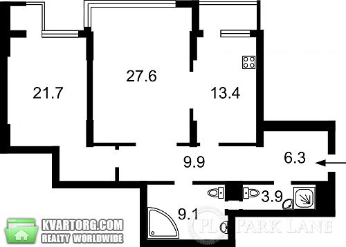 Sell 2-room apartment. Киев, Краснозвездный пр — photo 3