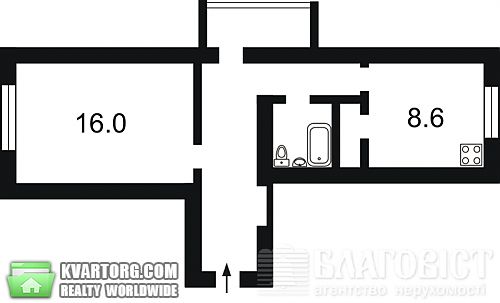 Sell 1-room apartment. Киев, Горького — photo 4