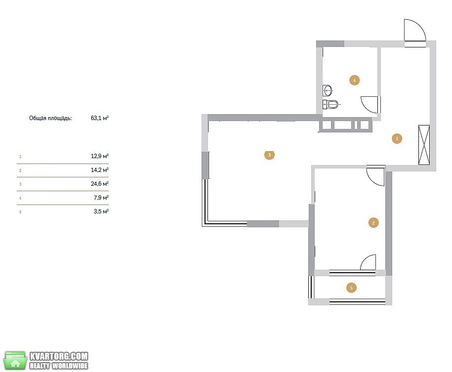 Rent out office. Киев,  Саксаганского — photo 7