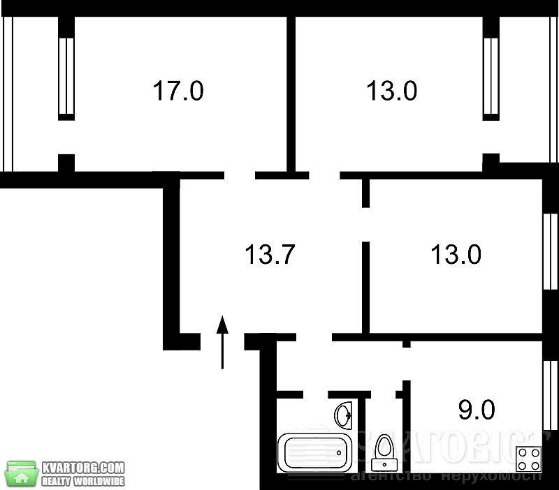Sell 3-room apartment. Киев, Грозненская — photo 10