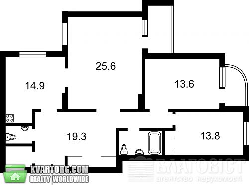 Sell 3-room apartment. Киев, Майорова — photo 8