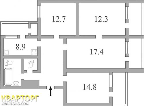 Sell 4-room apartment. Киев,  Лайоша Гавро — photo 2