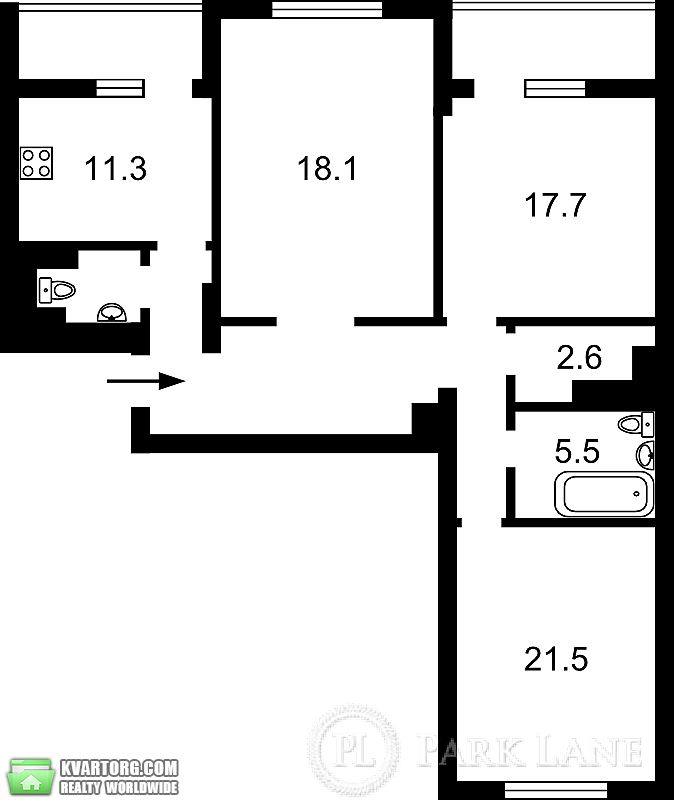 Sell 3-room apartment. Киев,  Навои пр — photo 2