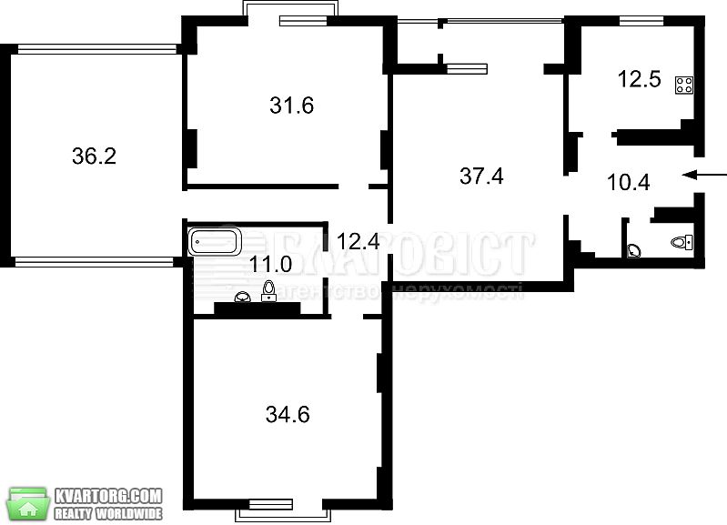 Sell 3-room apartment. Киев,  Щорса — photo 1