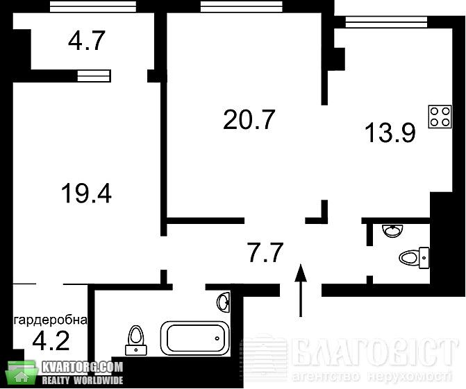 Sell 2-room apartment. Киев,  Лумумбы — photo 4