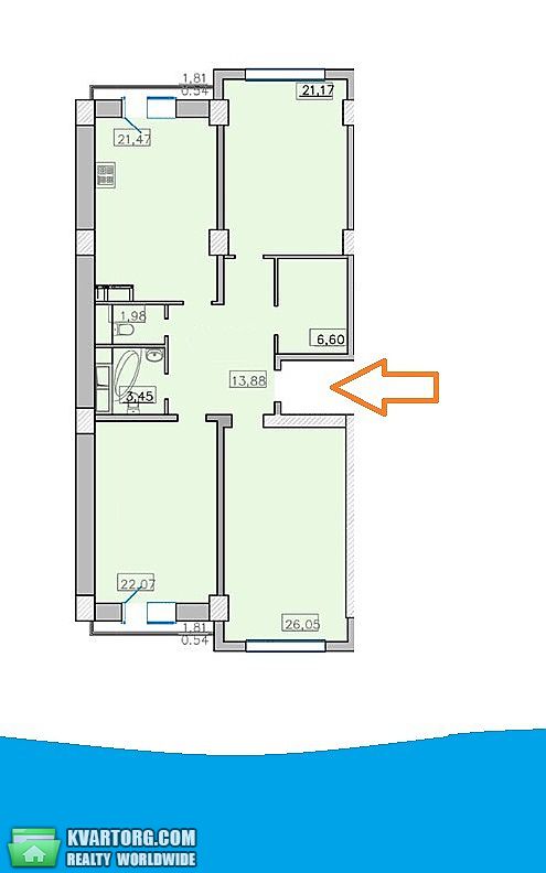 Sell 3-room apartment. Одесса, Французский бульвар — photo 3