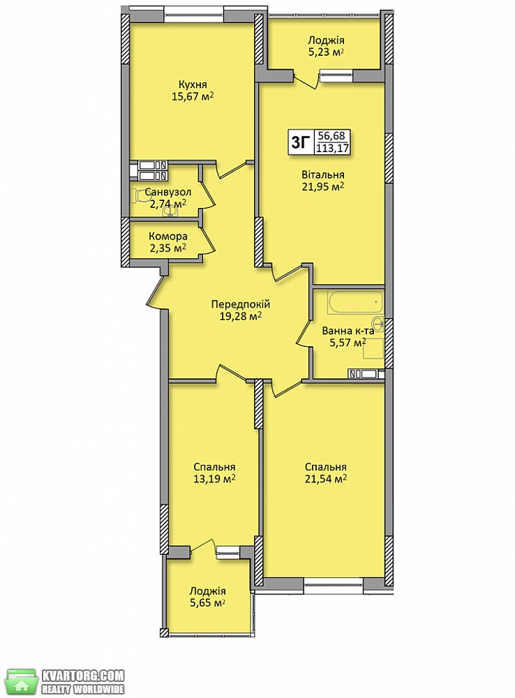 Sell 3-room apartment. Киев, Кондратюка Юрия — photo 1
