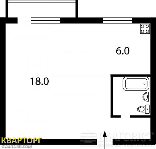 Sell 1-room apartment. Киев, примаченко.м бул. — photo 2