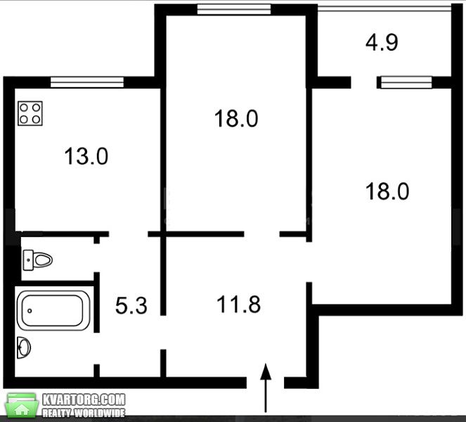 Sell 2-room apartment. Киев,  Белицкая — photo 6