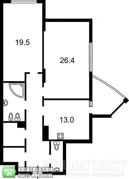Sell 2-room apartment. Киев, Глубочицкая — photo 4