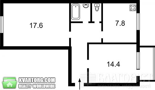 Sell 2-room apartment. Киев, Мазепы — photo 3