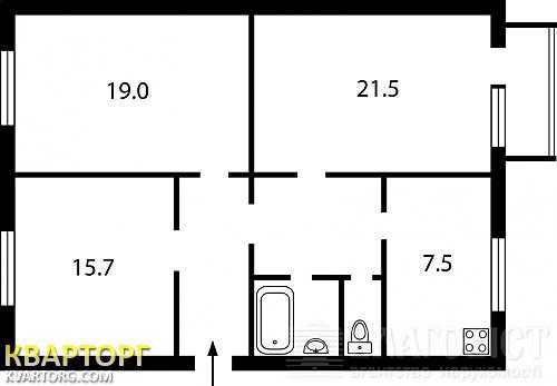 Sell 3-room apartment. Киев, Лаврська — photo 3