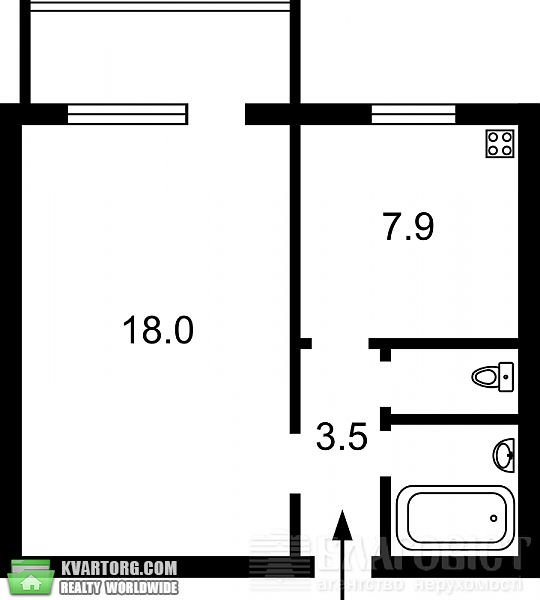 Sell 1-room apartment. Киев,  Аистова — photo 2