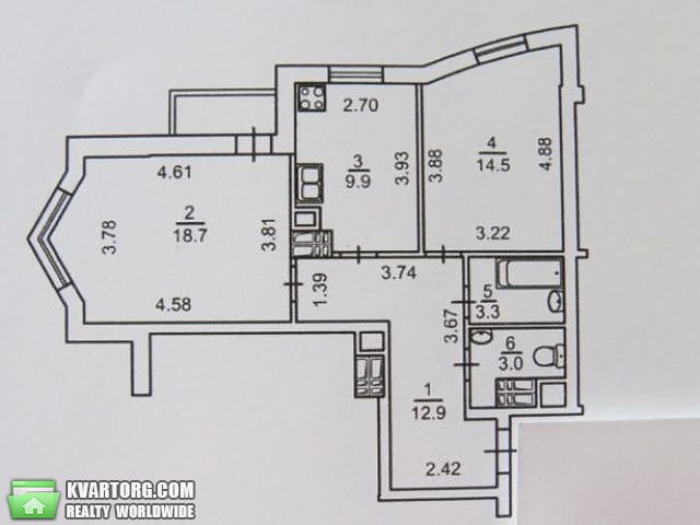 Sell 2-room apartment. Киев,  Радунская — photo 7