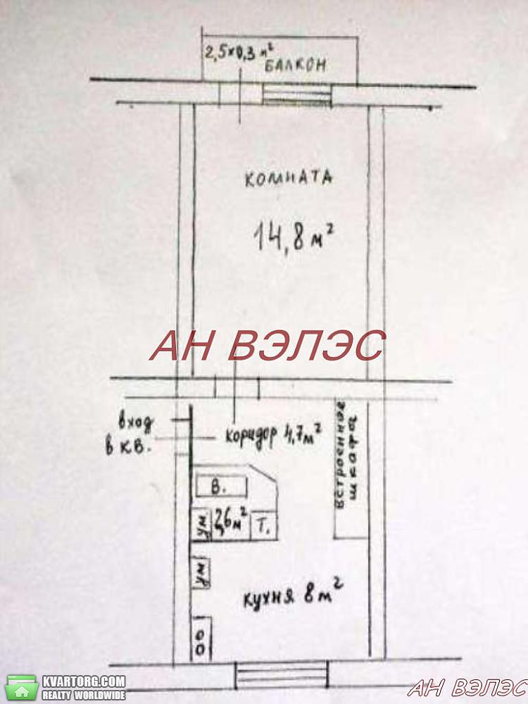 Sell 1-room apartment. Киев,  Курчатова — photo 3