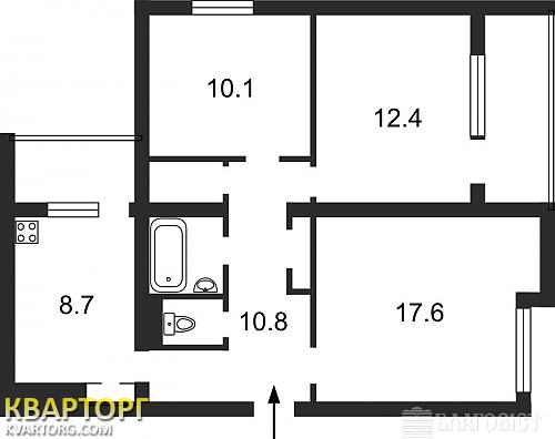 Sell 3-room apartment. Киев, Горького — photo 3
