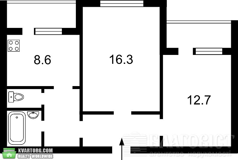 Sell 2-room apartment. Киев, Героев Днепра — photo 8