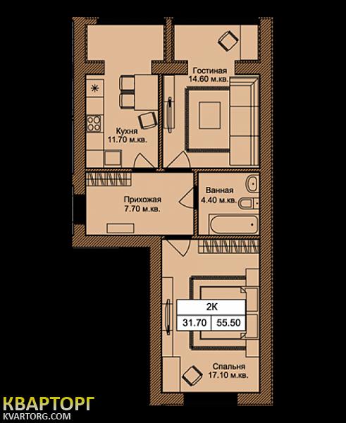Sell 2-room apartment. Киев,  Большая Окружная — photo 9