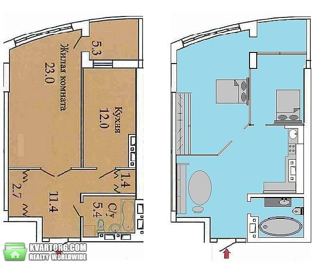 Sell 1-room apartment. Одесса, площадь Толбухина — photo 1
