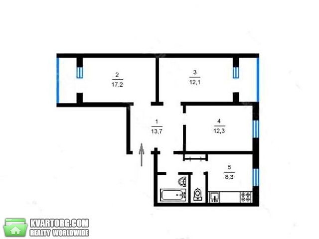 Sell 3-room apartment. Киев,  Маяковского — photo 2