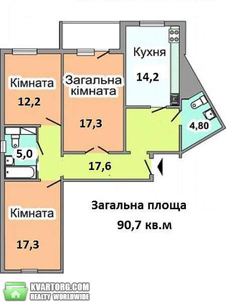 Sell 3-room apartment. Киев,  Григоренко пр — photo 3