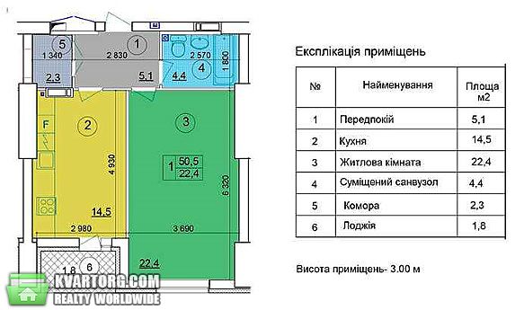 Sell 1-room apartment. Киев,  Теремковская — photo 4
