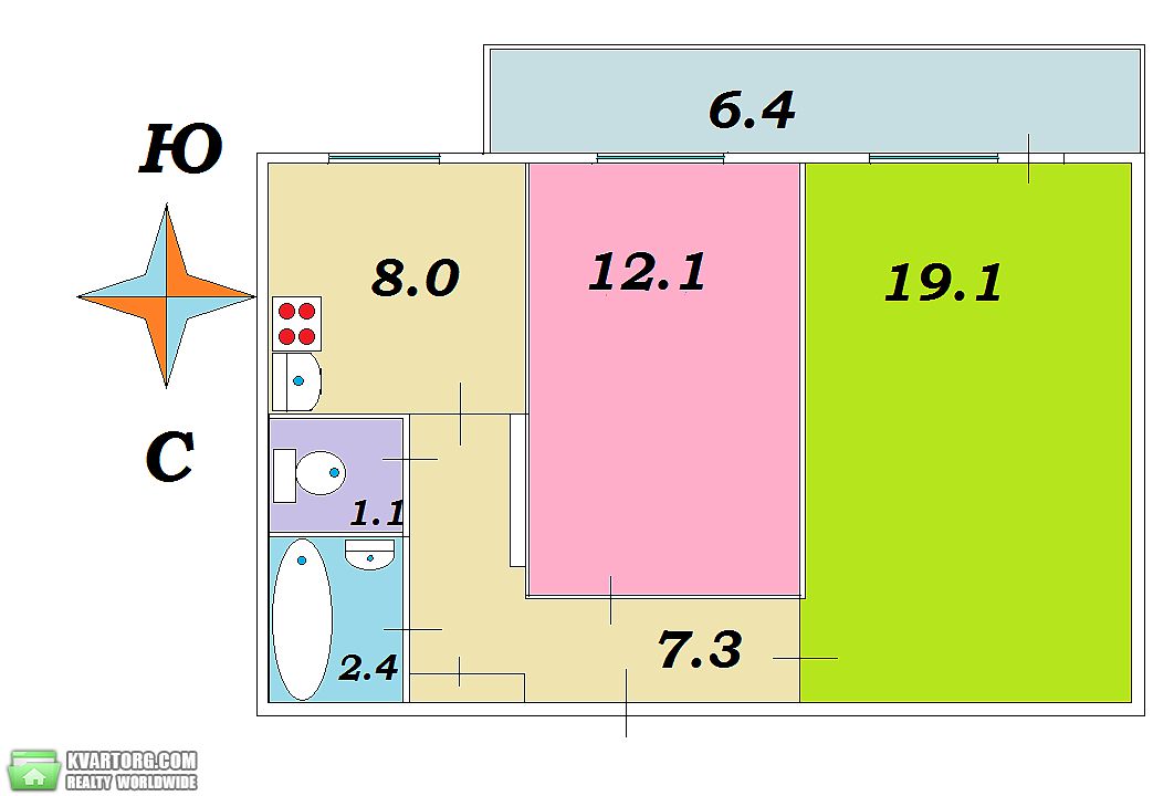 Sell 2-room apartment. Киев,  Сабурова — photo 1