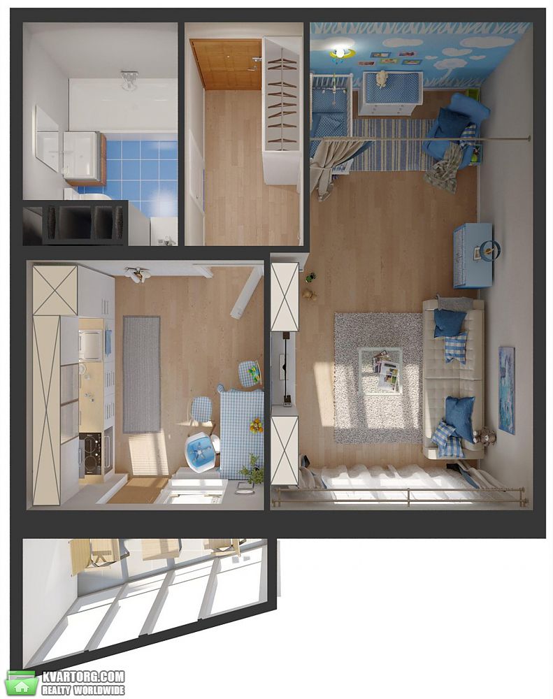 Sell 1-room apartment. Киев,  Майорова — photo 3