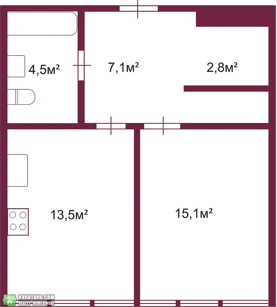 Sell 1-room apartment. Одесса,  Дружбы Народов бул — photo 10