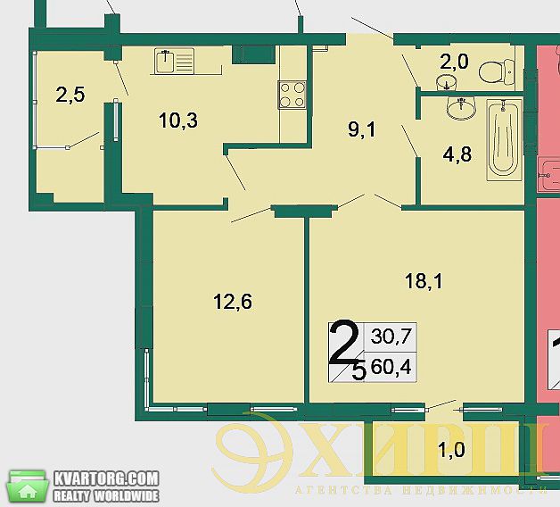 Sell 2-room apartment. Киев,  Конева — photo 3