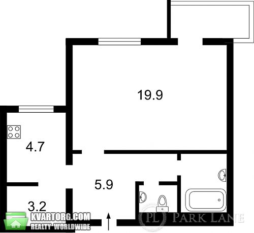 Sell 1-room apartment. Киев, Богдана Хмельницкого — photo 4