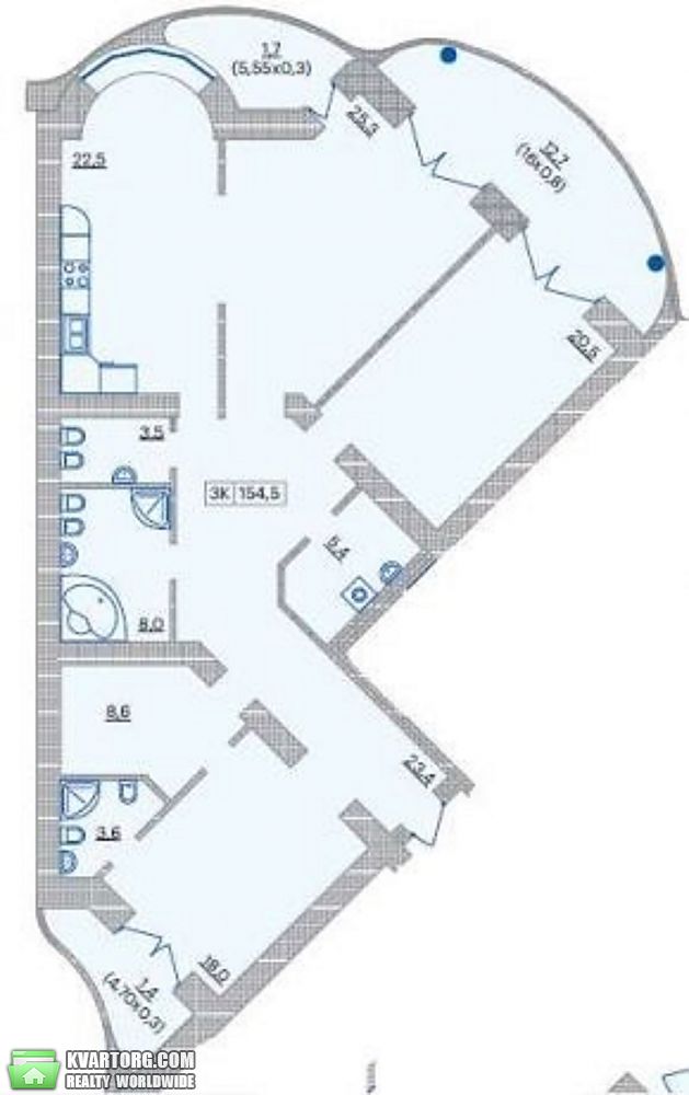 Sell 2-room apartment. Одесса, Французский бульвар — photo 2