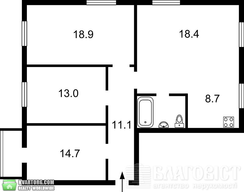Sell 4-room apartment. Киев,  Орлика — photo 1
