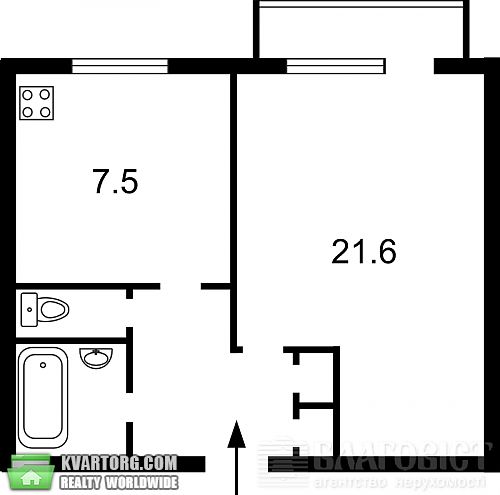 Sell 1-room apartment. Киев, Мате Залки — photo 2