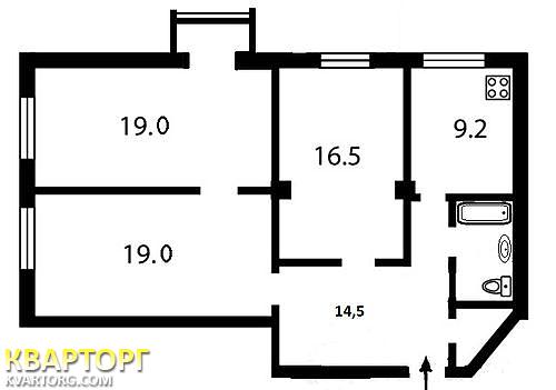 Sell 3-room apartment. Киев, Льва Толстого — photo 3
