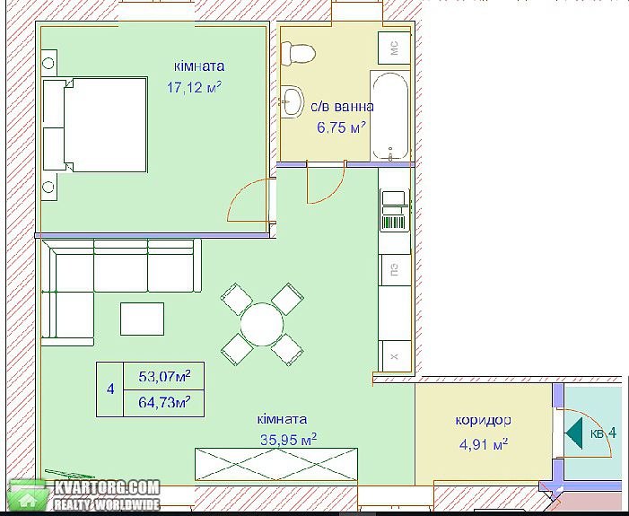 Sell 2-room apartment. Киев,  Путивльская — photo 1