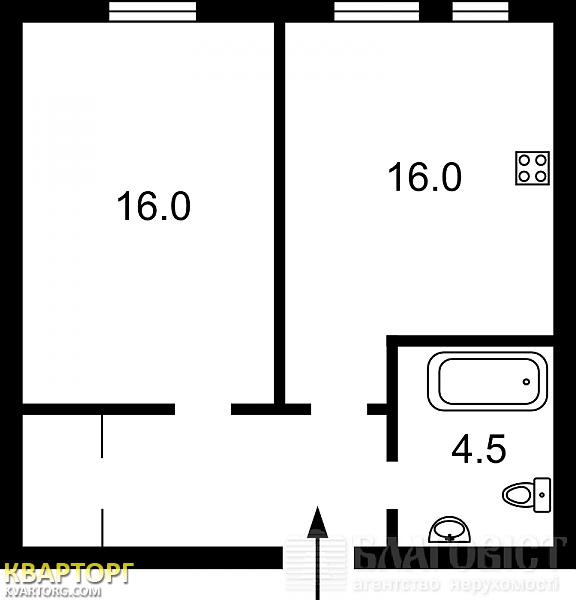продам 1-комнатную квартиру. Киев,  Регенераторная - фото 3