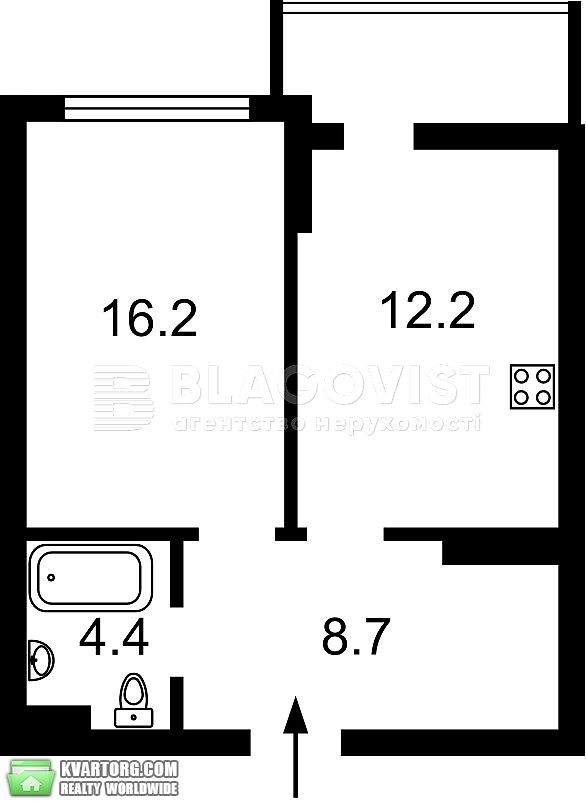 Sell 1-room apartment. Киев,  Барбюса — photo 8