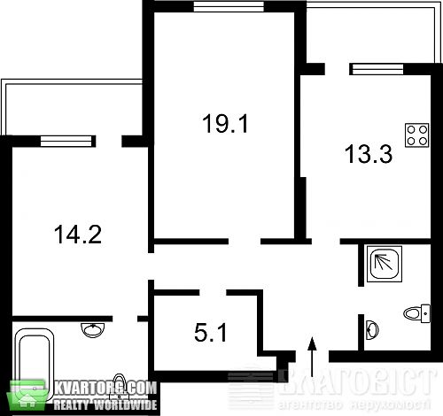 Sell 2-room apartment. Киев, Островского — photo 2