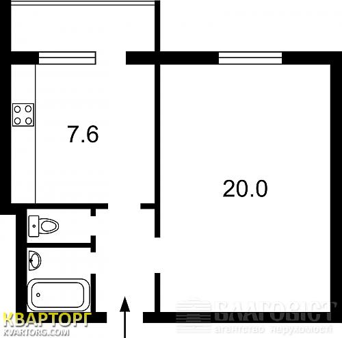 Sell 1-room apartment. Киев, Теремковская — photo 2