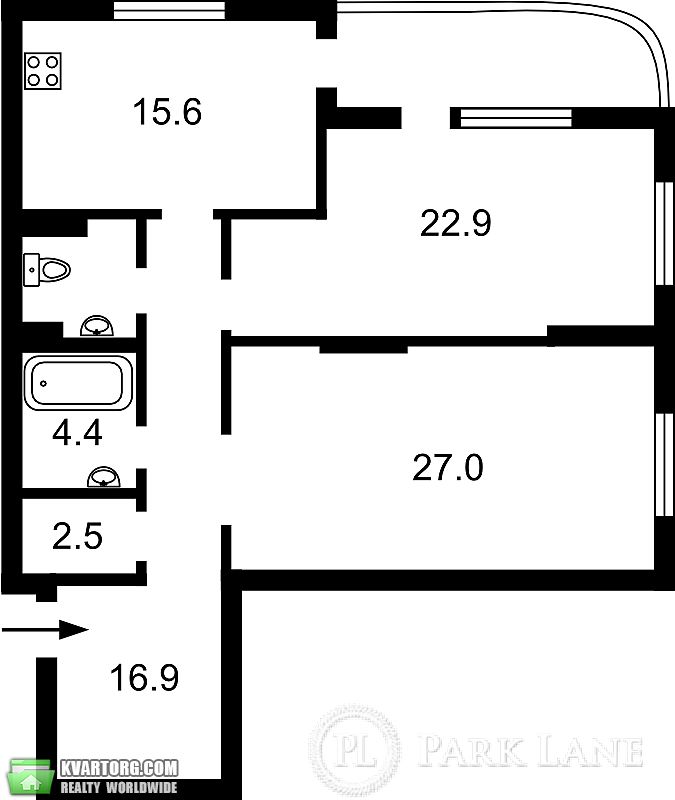 Sell 2-room apartment. Киев,  Кондратюка — photo 3