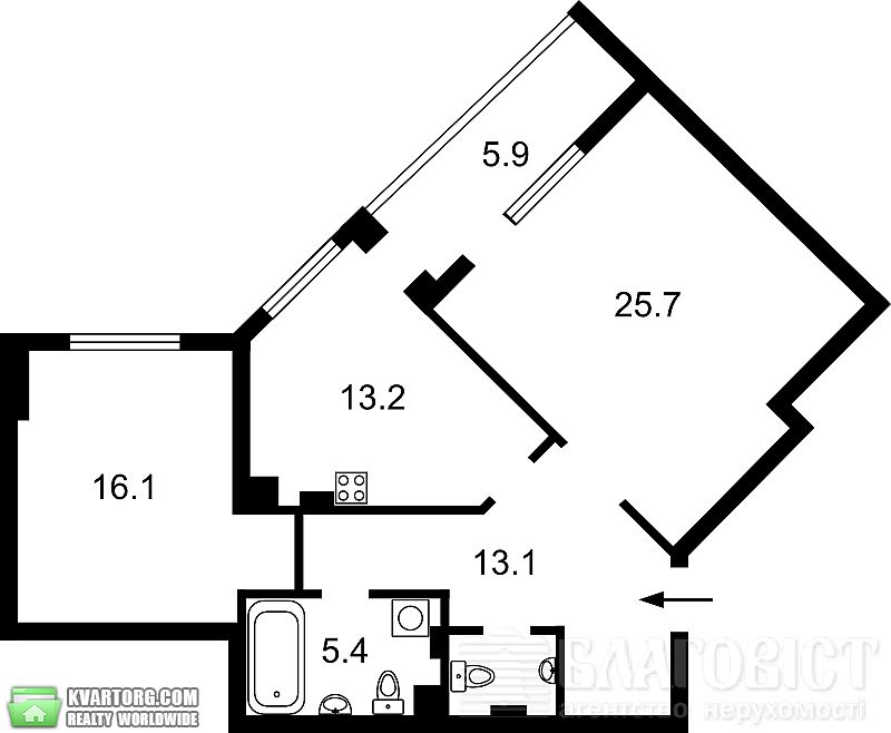 Sell 2-room apartment. Киев, Ревуцкого — photo 5