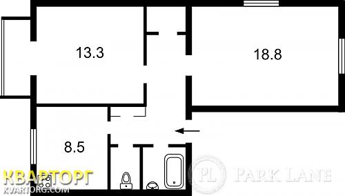 Sell 2-room apartment. Киев, Кудри — photo 7