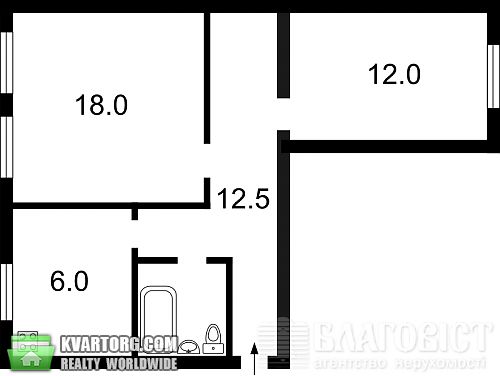 Sell 2-room apartment. Киев, Щербакова — photo 9