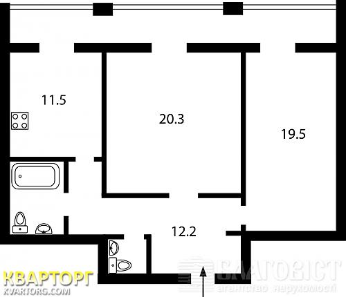 Sell 2-room apartment. Киев,  Мирного Панаса — photo 2