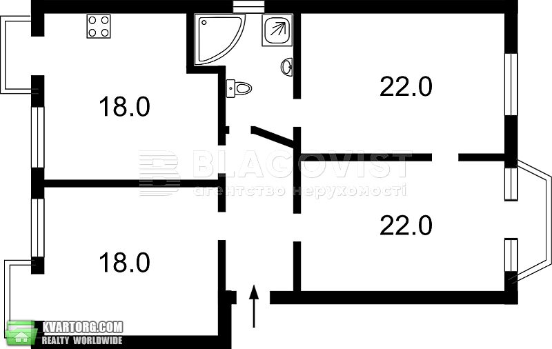 Sell 3-room apartment. Киев,  Дарвина — photo 1